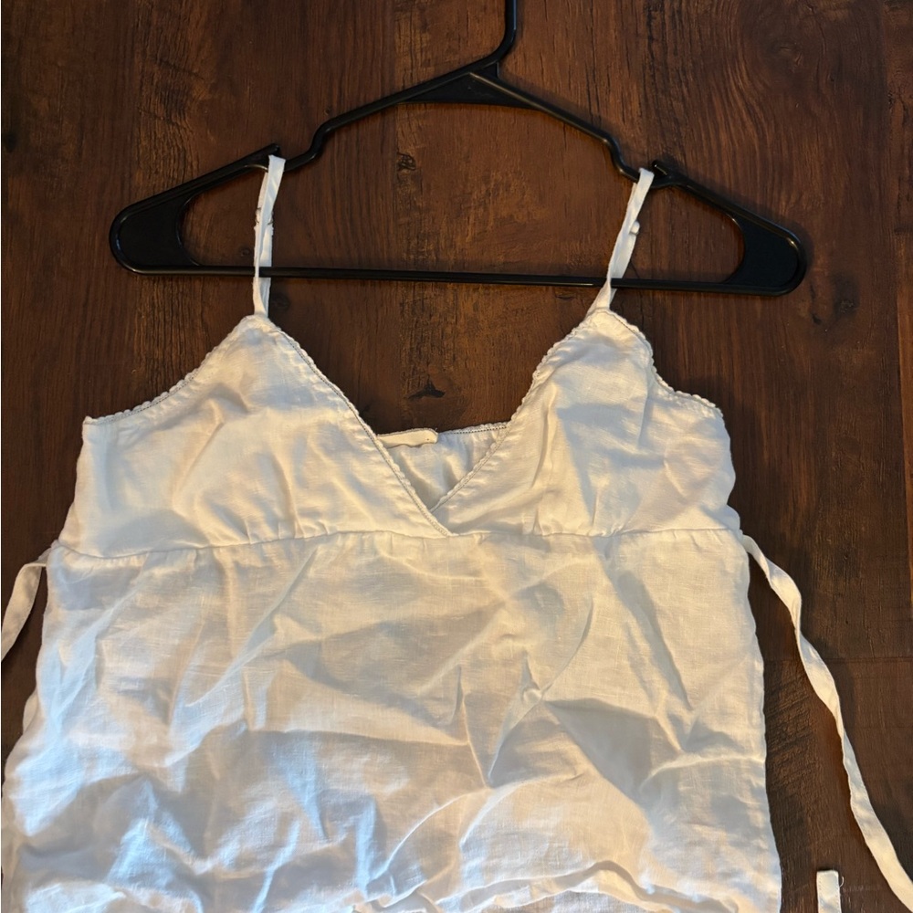White Brandy Tank Top